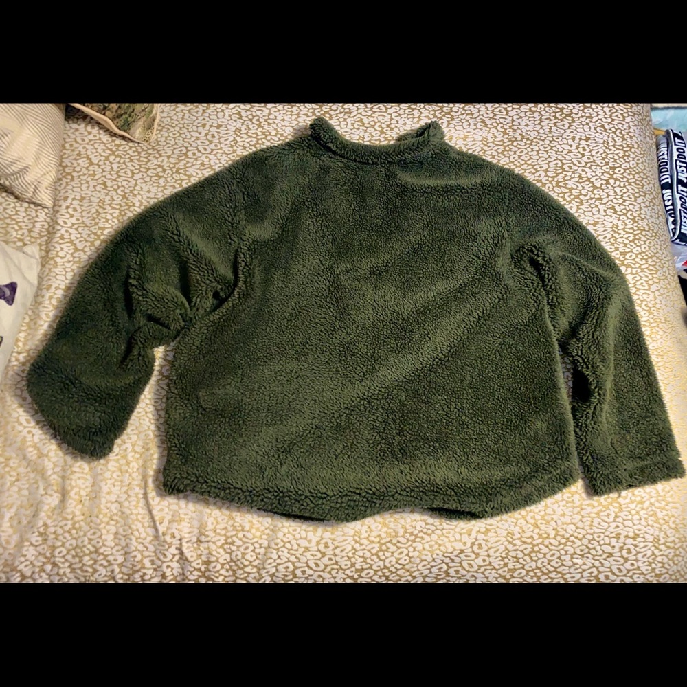 Sherpa Shacket - OLIVE - Picture 3 of 3